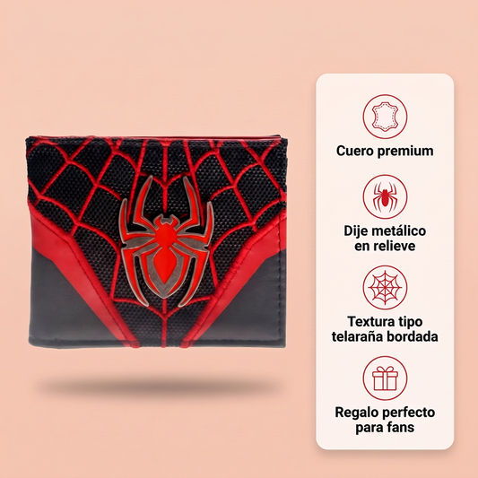 Cartera Premium para Fans de Spider-Man 🕷️